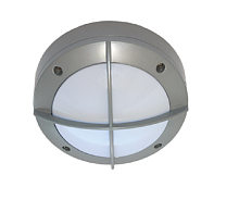 Светильник Ecola B4143S GX53 220В 10Вт Круг с решеткой IP65 Серый картинка 